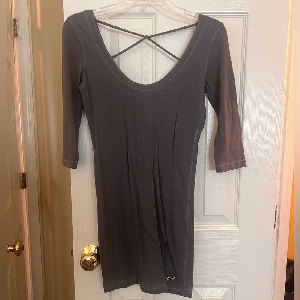 Hollister size small gray dress